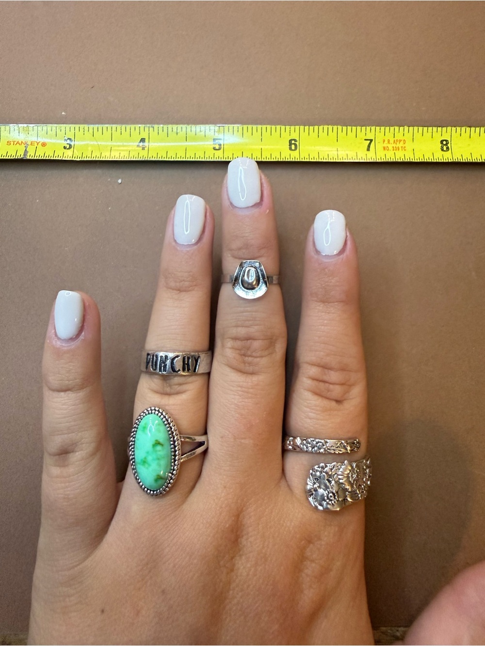 🩵BUNDLE AND SAVE (3/$16) 🩵 Silver Green Turquoise Oval Statement Ring